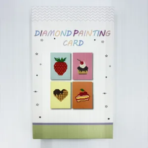 Diamond Painting Cards Sweet – Sweet Treats Card Craft Kit for Kids