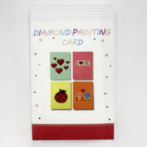 Diamond Painting Cards love – Heartfelt Love Card Craft Kit for Kids