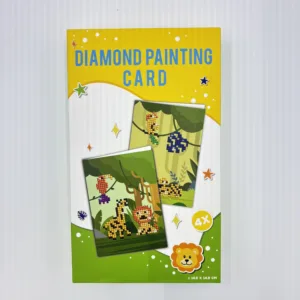 Diamond Painting Card  – Wild Jungle Card Craft Kit for Kids