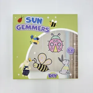 Sungemmers  – Sparkling Window Art Craft Kit for Kids