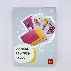Diamond Painting Karten Tiere– Woodland Creatures Card Craft Kit for Kids