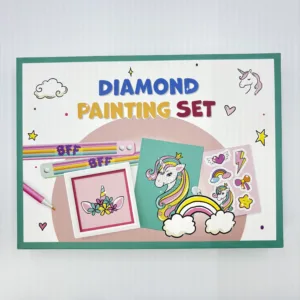 Diamond Painting set - Unicorn – Magical Unicorn Craft Kit for Kids