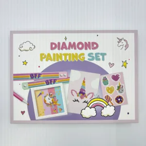 Diamond Painting set - Unicorn – Magical Unicorn Multi-Project Craft Kit for Kids