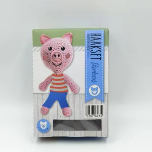Adults Pig Crochet Kit – Pink & Cuddly Plush for Sweet Home Decor