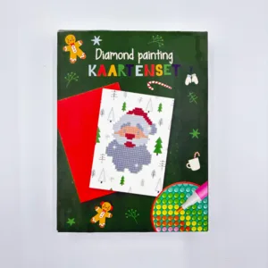 Diamond Painting Christmas Cards – Sparkling Handmade Holiday Card Craft Kit for Kids