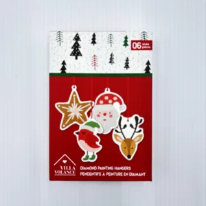 Diamond Painting Hangers – Sparkling Christmas Ornament Craft Kit for Kids