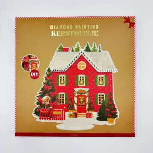 Diamond Painting House – Christmas – Illuminated 3D Holiday Craft Kit
