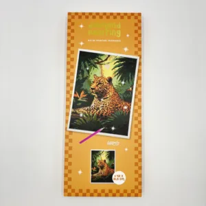 Diamond Painting Leopard 30 x 40 cm – Wild Elegance Wall Art Craft Kit