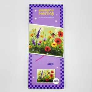 Diamond Painting Flowers 30 x 40 cm – Blooming Floral Wall Art Craft Kit
