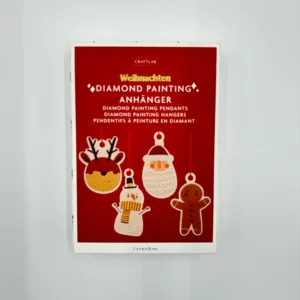 Diamond Painting Pendants - Christmas – Sparkling Holiday Ornament Craft Kit for Kids